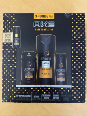 AXE Dark Temptation 3+ Bonus Gift Set – Body Wash, Deodorant, Body Spray